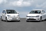 volkswagen electric cars, e-Up! and e-Golf