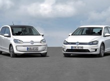 volkswagen electric cars, e-Up! and e-Golf