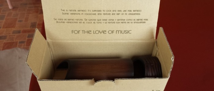 Loubasstard bamboo amplifier speaker
