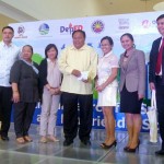 Visayas State University (VSU) - 2013 Most Sustainable and Eco-Friendly University in the Philippines.
In Photo: Plaque received by VSU President, Dr. Jose L. Bacusmo, and Dr. Maria Juliet C. Ceniza, former Director of the Institute of Tropical Ecology
image: emb.gov.ph